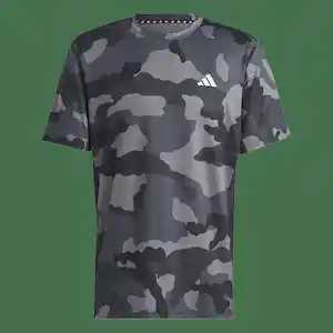 Adidas Camiseta Camo Aop T Para Hombre Negro Talla Ref: IS6153