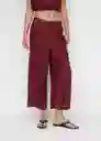 Pantalón Anuk-H Vino Talla XL Mujer Mango