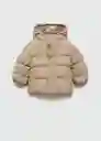 Abrigo Anorak Aldoal Vainilla Talla 66 Niños Mango
