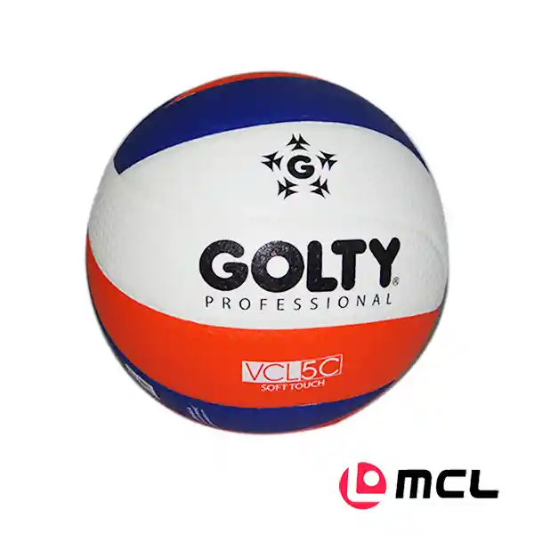 Golty Balón de Voleibol Professional No.5 Azul y Rojo VCL5C