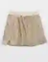 Falda Aerie Beige Talla: MEDIUM 1730119 American Eagle