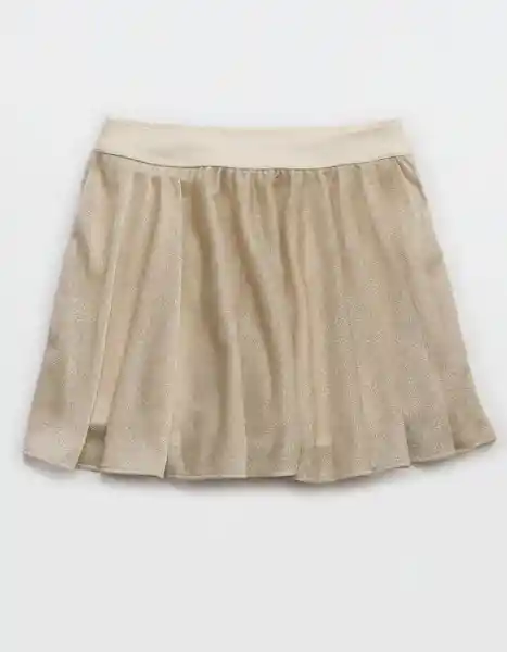 Falda Aerie Beige Talla: MEDIUM 1730119 American Eagle