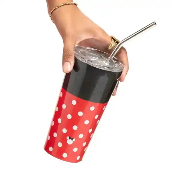 Corkcicle Vaso Tumbler Minnie Puntos Rojos 16 Oz