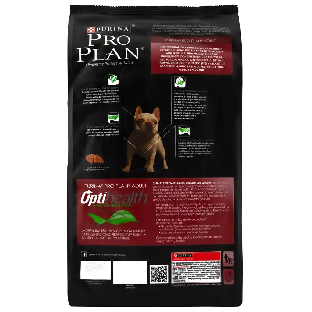 Alimento PRO PLAN® para perros adulto razas pequeñas x 3 kg