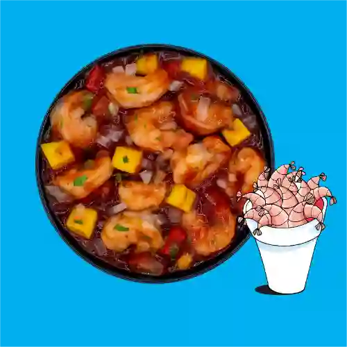 Ceviche Camarones (Roja)