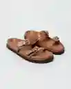 Sandalias Summer Café Ciervo Claro Talla 37 Chevignon