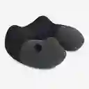 Travelmall Cuello de Viaje Deluxe Inflable Gris