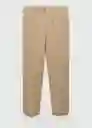 Pantalón Nicco Beige Talla 46 Hombre Mango