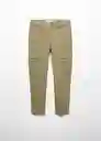 Pantalón Cargo Niños Khaki Talla 9 Mango