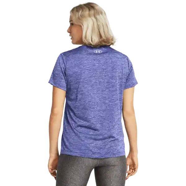 Under Armour Camiseta Tech Ssc- Twist Morado Para Mujer Talla LG