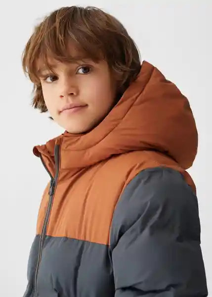 Abrigo Anorak Alaska Antracita Talla 07 Niños Mango