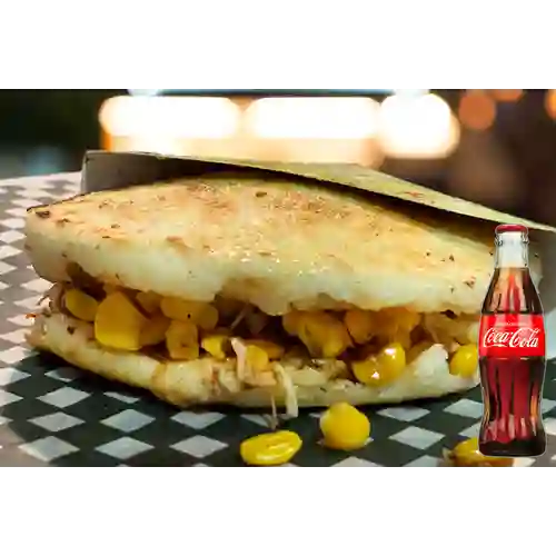 Combo Arepa Criolla + Coca-Cola Sabor Original 192 ml