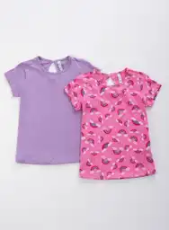 Camiseta Manga Corta 6/9 Meses Morado People