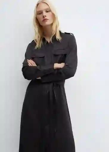 Vestido Jana Blueblack Talla XS Mujer Mango