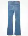 Jean Kick Mujer Azul Talla 8 American Eagle