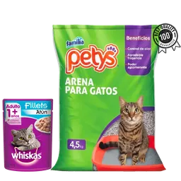 Combo Whiskas Atún + Petys