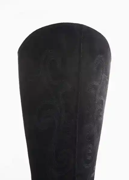 Botas Ute Negro Talla 39 Mujer Mango