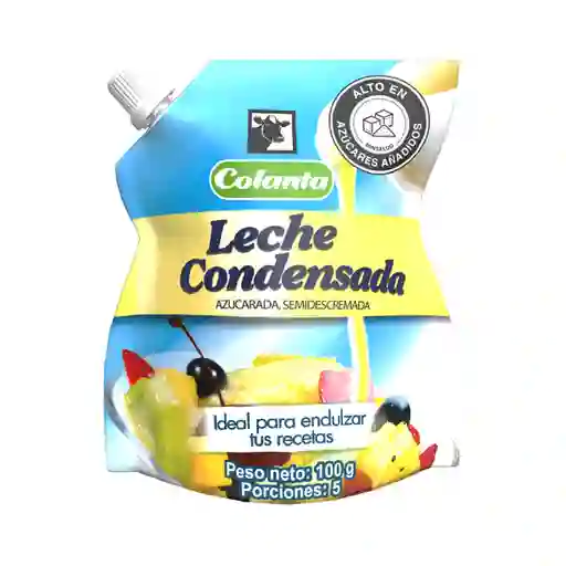 Leche Condensada Colanta Doy Pack X 100 g