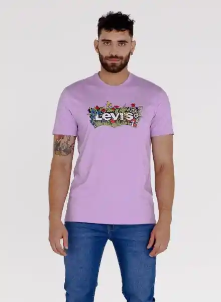 Levi'S Camiseta Manga Corta Lila Talla M
