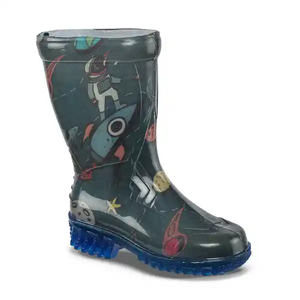 Croydon Botas de Lluvia Galaad 2 Niño Gris Talla 27