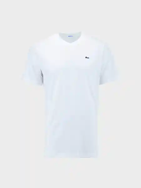 Camiseta Unicolor Regular Fit Blanco S 94689 Arturo Calle