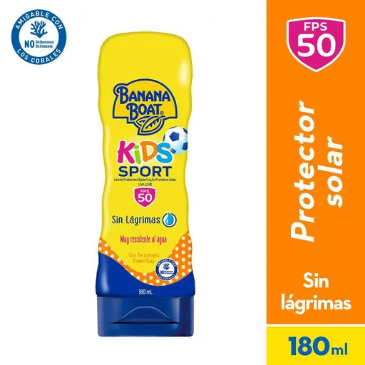 Banana Boat Loción Protectora Solar Kids Sport FPS 50