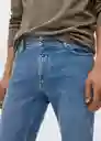 Pantalón Jean Jan Tejano Medio Talla 36 Hombre Mango