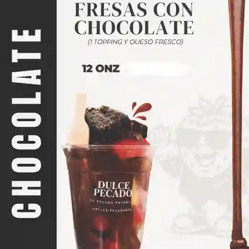 Fresas con chocolate