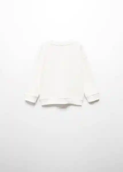 Sudadera Heart Off White Talla 69 Niña Mango