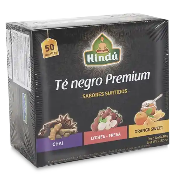 Hindu té Negro Premium Surtido