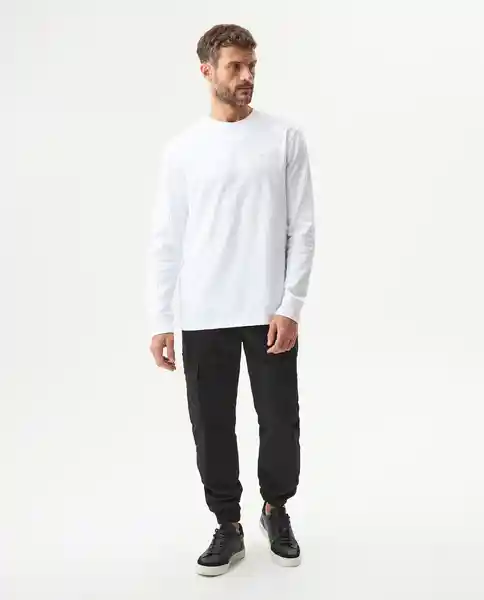 Camiseta Manga Larga Long Sleeve Blanco 0 Claro M Chevignon