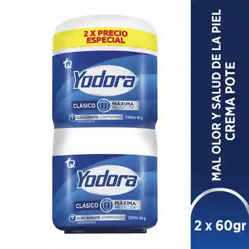 Yodora Desodorante Clásico en Crema