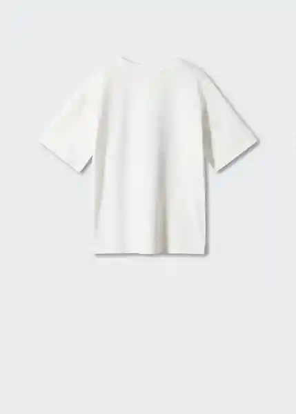 Camiseta Camo Offwhite Talla 12 Niños Mango