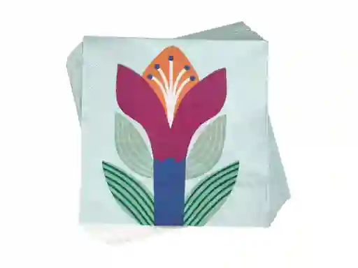 Set Servilletas Papel Verde Claro Casaideas
