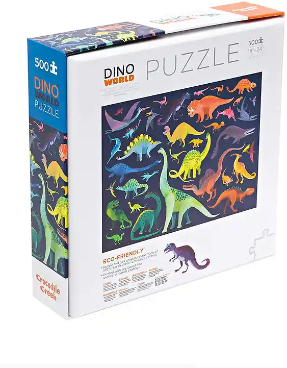 Rompecabezas Mundo Dino 500 Piezas En Caja