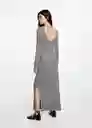 Vestido Bindir Gris Medio Vigore Talla 19 Teen Niñas Mango