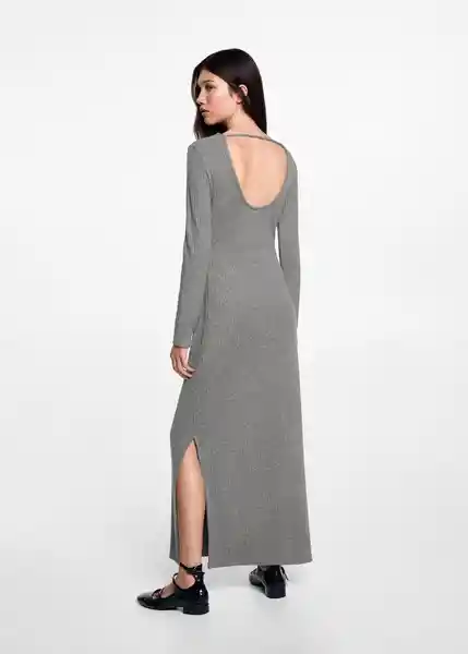 Vestido Bindir Gris Medio Vigore Talla 19 Teen Niñas Mango