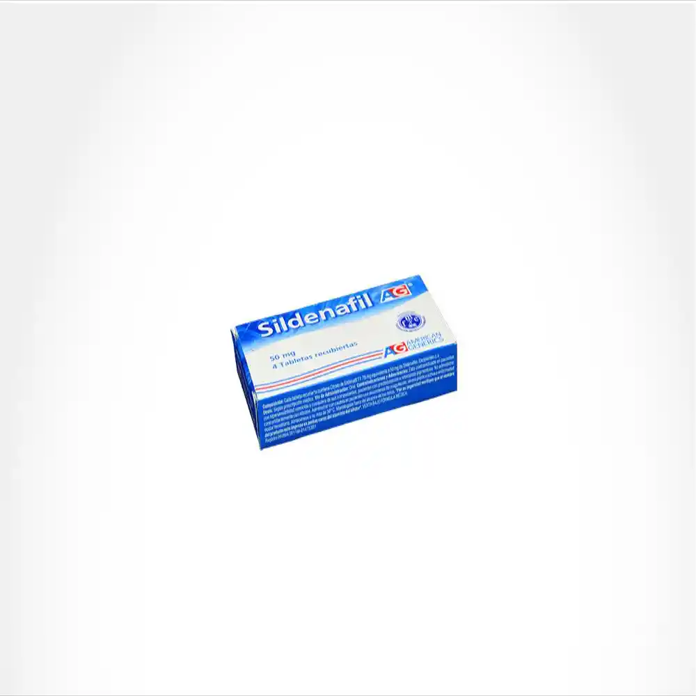 Sildenafil 50 Mg X4 Tabletas Lafrancol