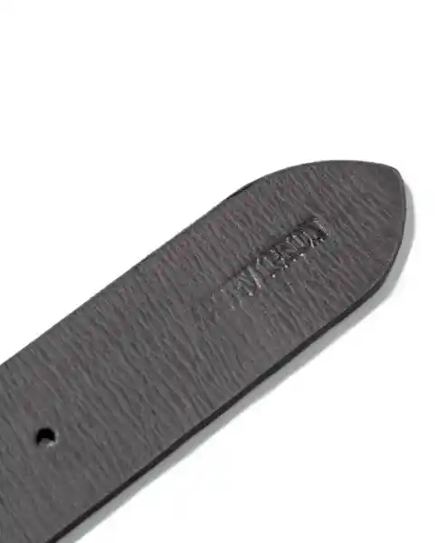 Correa Plaque Masculino Negro Sombrío Ultraoscuro 32 Chevignon