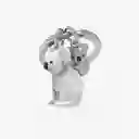 Metalmorphose Llavero Koalas Blanco y Plateado