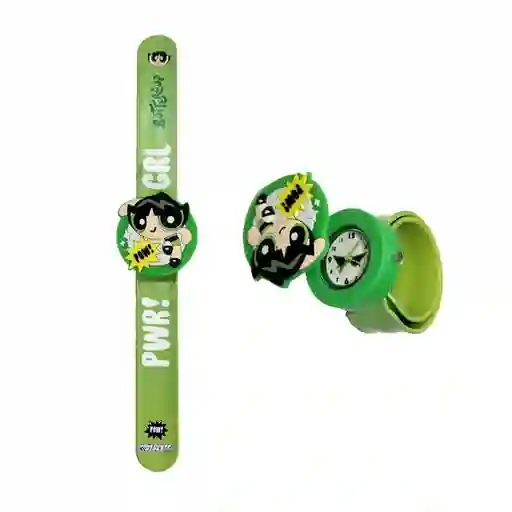Reloj Infantil Serie Las Chicas Superpoderosas Verde Miniso