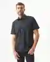 Camisa Pockets Negro Sombrio Ultraoscuro Talla S Chevignon