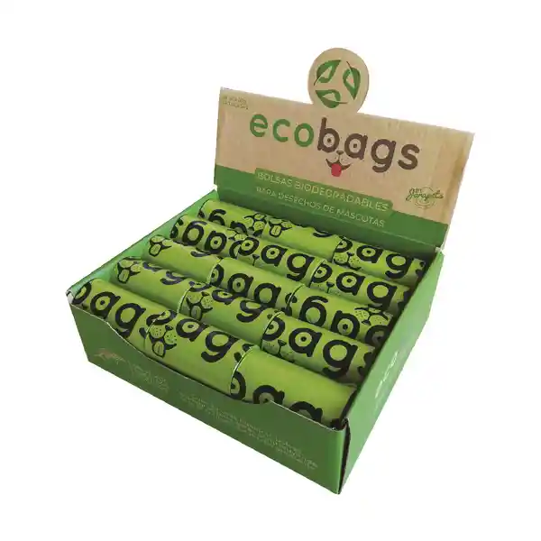 EcoBags Bolsa Biodegradable Para Desecho de Mascotas en Rollo