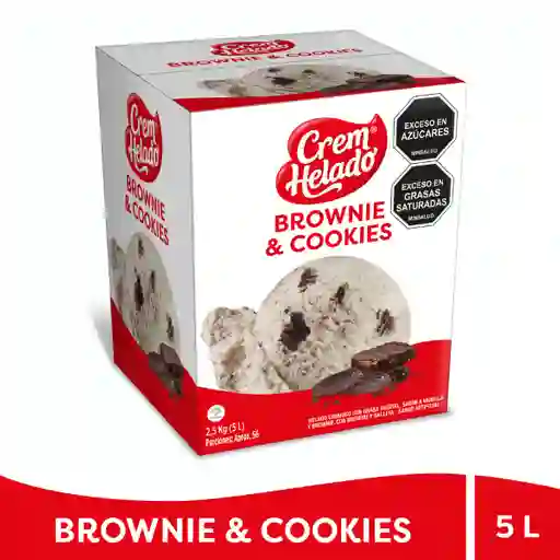 Crem Helado Helado de Brownie & Cookies