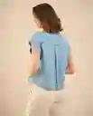 Camisa Azul Cielo Claro Talla L 611G012 Esprit