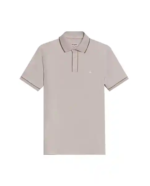 Camiseta Details Contrats Polo Beige Guijarro T S Chevignon