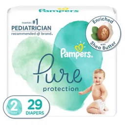 Pampers Pure Protection Pañales Talla 2