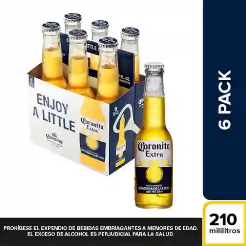 Coronita Cerveza Sixpack Botella