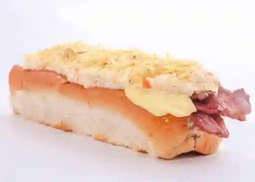 Perra grande ( queso y tocineta)