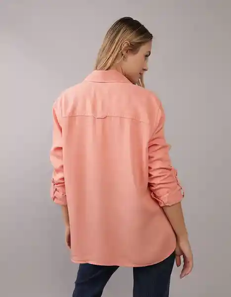 Camisa Mujer Rosa Talla Large American Eagle 5708639